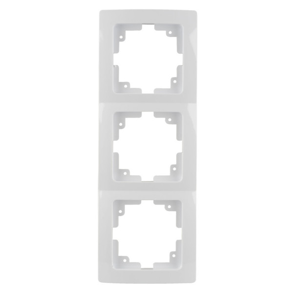Abdeckrahmen Monaco 3-fach S202 ultraweiss