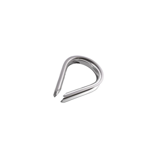 Kausche für Seil bis 6 mm, Edelstahl, SB-Box mit 2 Stück