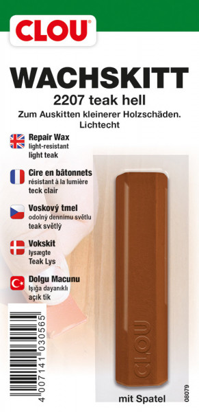Wachskitt Nr. 2207 teak hell