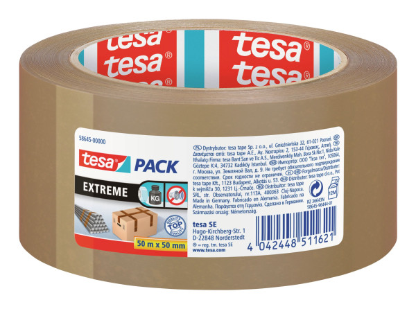 tesapack® Ultra Strong 50m x 50 mm braun