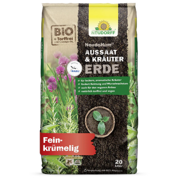 Neudorff Neudo­Hum Aussaat- & Kräuter­Erde 20 Ltr.