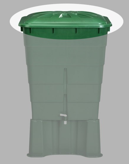 Deckel für Garantia Regentonne eckig 300 Liter grün edinger Warenhaus