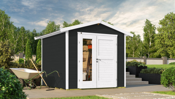 weka Gartenhaus 224 A Gr. 2 anthrazit, 21 mm, neue