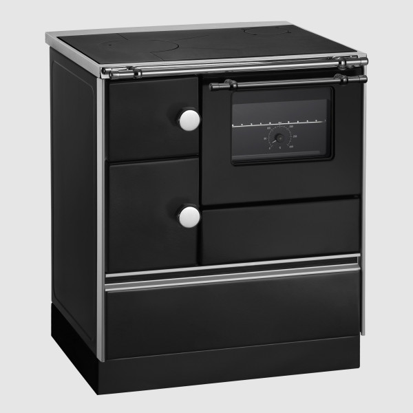 Westminster Landhausherd K176A-70 schwarz rechts mit Fenster 5kW