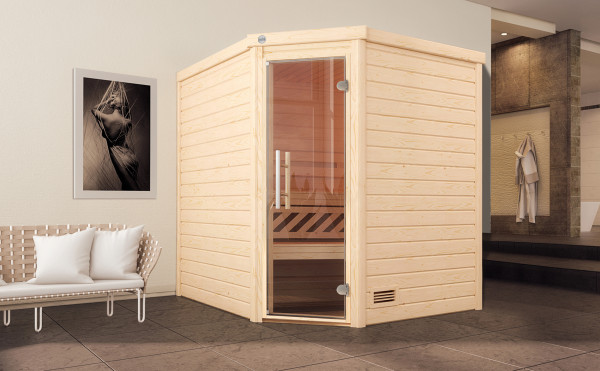 Weka Massivholz Elementsauna TURKU 2 GT