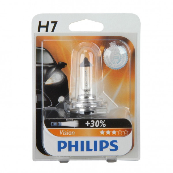 Philips Vision Halogenlampe H7 12 Volt / 55 Watt - Autobeleuchtung