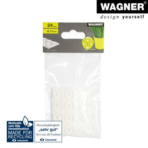 Topffüße Elastisch 24er Set 12,7x2,5 mm
