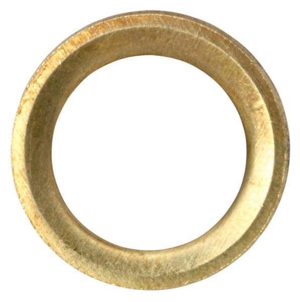 Fitschenringe 13 mm, Stahl vermessingt, 10 Stück
