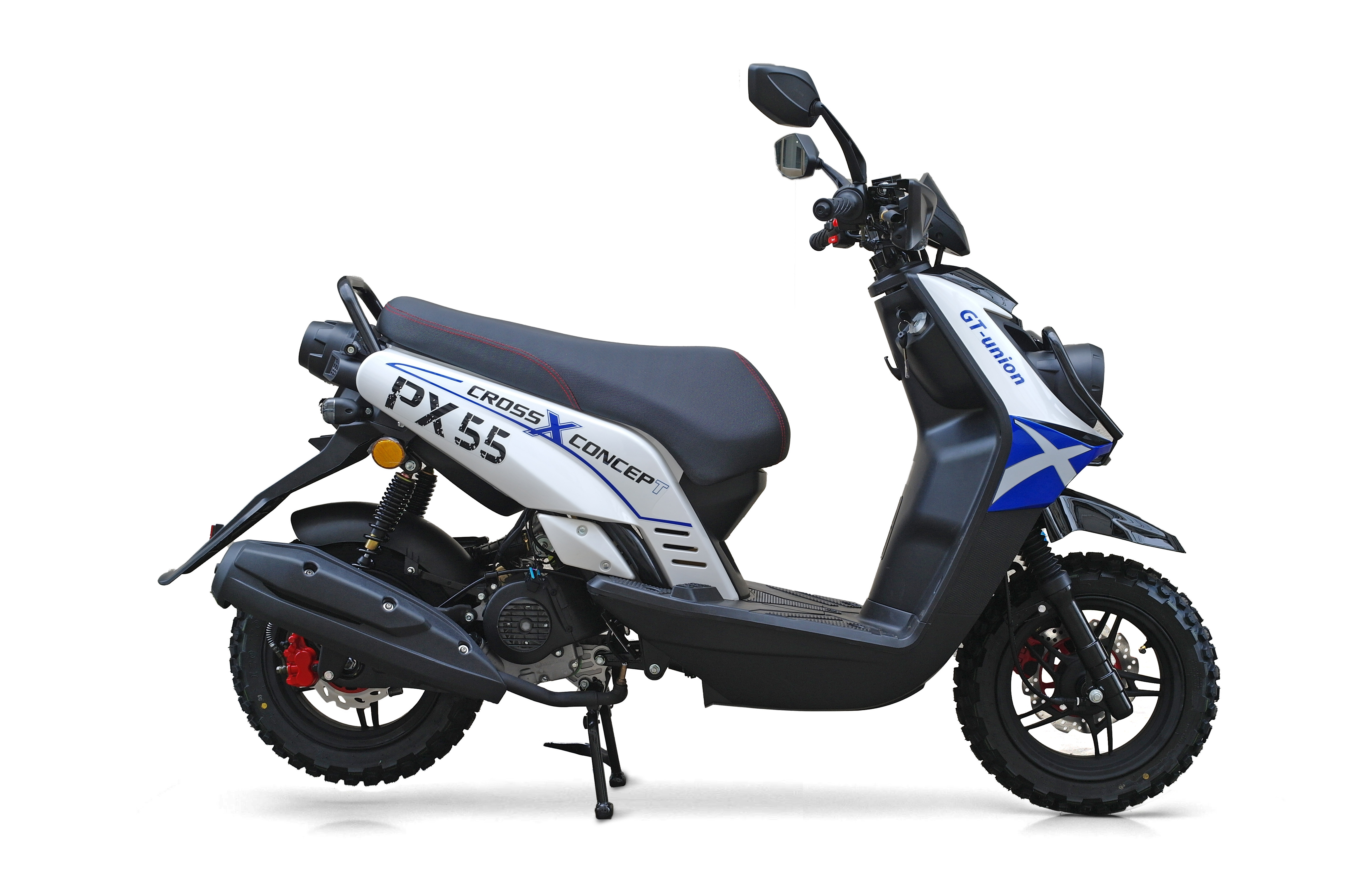 Motorroller / 4 Takt Moped BMX 4.0 50ccm 45KM/H blau