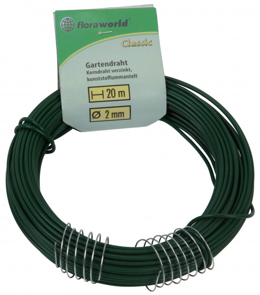 Gartendraht kunststoffummantelt classic florawolrd Ø 2mm Länge 20m