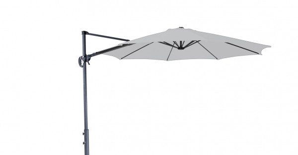 Derby Ampelschirm / Pendelschirm Ravenna Smart Ø 300cm Des. 827 grau