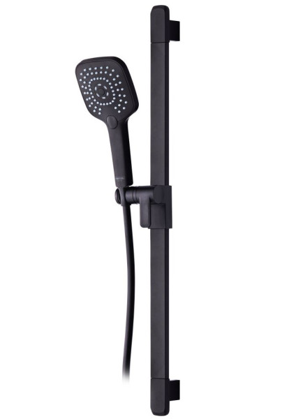 Brausegarnitur 3 Strahlarten Prag schwarz matt 82 cm