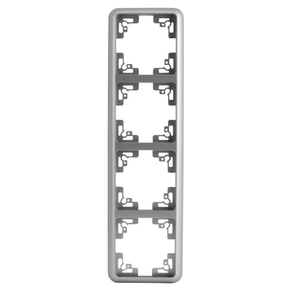 Abdeckrahmen Montreal S503 4-fach silber
