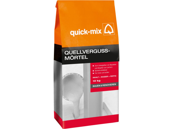Quick-Mix Quellvergussmörtel 10 kg – frühfest & schrumpffrei