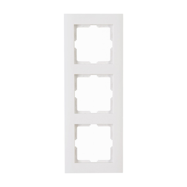 ATHENIS IP44 – 3-fach Abdeckrahmen reinweiß