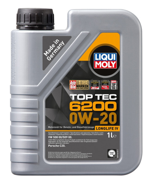 Liqui Moly Leichtlaufmotoröl Top Tec 6200 0W-20 1 Liter