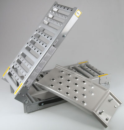 Auffahrrampen klappbar 2 Stück 200 x 23 cm