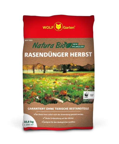 Wolf Garten Natura Bio Rasendünger NR-H 10,8 für 160 m²