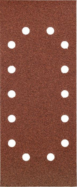 Schleifstreifen, HOLZ & METALL, Korund, 115 x 280 mm, gelocht, SB