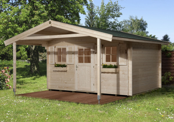 weka Gartenhaus 135 A Gr.1, 45 mm, V200, ET, 2 EF