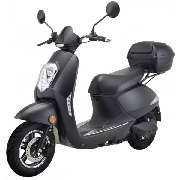 E-Mofa Elettrico Blei-Gel-Akku schwarz bis 45 km/h