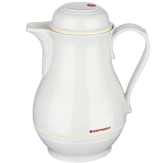 Rotpunkt Isolierkanne Single Kunststoff 0,5 L weiss