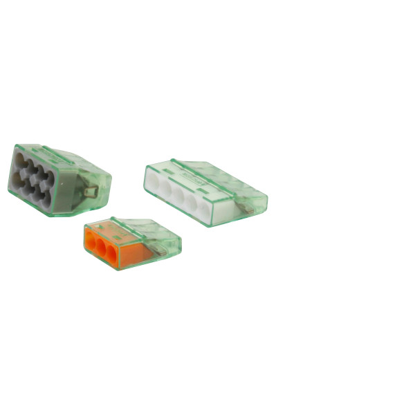 Steckklemme 3-polig: 10 Stück, 5-polig: 10 Stück, 8-polig: 5 Stück