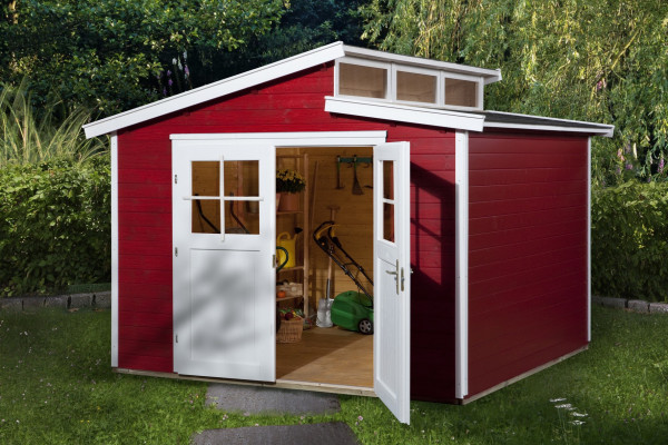 weka Gartenhaus 226 Gr.3, schwedenrot, 21 mm