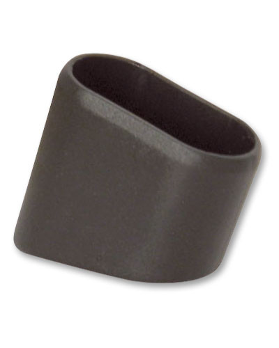 MWH Fußkappe 10100004 oval schräg 40x20mm schwarz Serie Tapa
