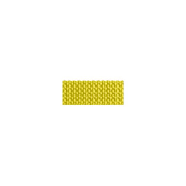 PP-Gurtband (Polypropylen) 25 mm gelb, UV-stabilisiert, Meterware