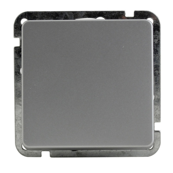 Taster Montreal S503 silber mit Steckklemmen