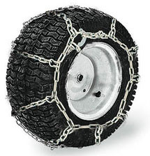 Schneeketten für Rasentraktor Wolf Garten / MTD Bereifung 20&quot;x8,0&quot;