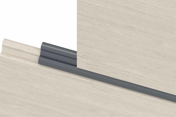 EASY-FENCE Designleiste Alu Anthrazit, 180 cm, 7er-Set