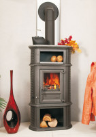 Kaminofen Globe-fire Herculina XL raumluftunabhängig Guss schwarz 7kW Kaminofen Globe-fire Herculina XL raumluftunabhängig Guss schwarz 7kW