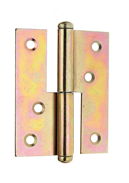 GAH Alberts Aushebescharnier rechts 80x65 mm Stahl gelb verzinkt