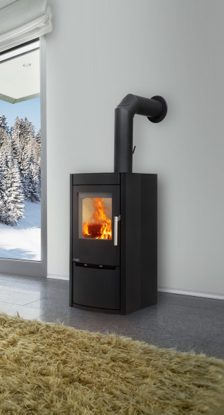 Kaminofen Bartz Vico raumluftunabhängig Stahl schwarz 5kW