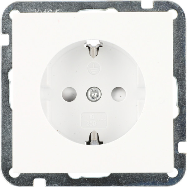 Steckdose Melbourne S702 ultraweiss mit Kindersicherung