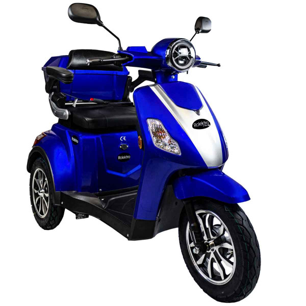 Seniorenmobil, Elektromobil, Elektrodreirad Rolektro 1000/30 blau