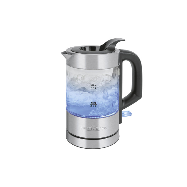 Wasserkocher aus Glas PC-WKS 1228 0,5 Liter