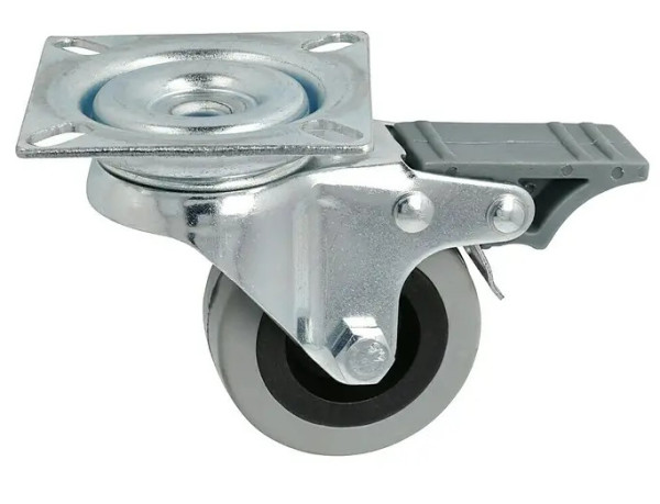 App.-Lenkrolle 50mm für 45 kg mit Feststellbremse