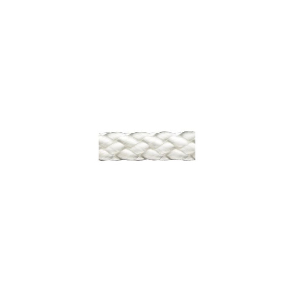 PA-Seil 10 mm, 8-fach geflochten, weiß, thermofixiert, Meterware