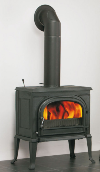 Kaminofen Globe-fire Uranus Economy raumluftunabhängig Guss schw. 7kw
