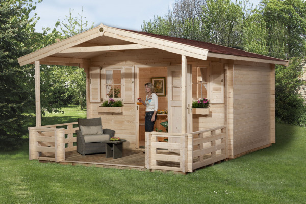 weka Gartenhaus 135 B Gr.2, 45 mm, VT, ET, 2 EF