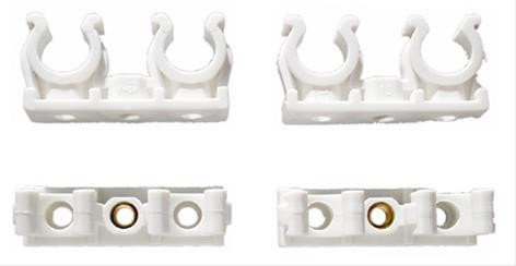 Rohr-Clips doppelt 22mm (2)