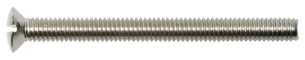 Hülsenschrauben M4 × 45 mm, Messing vernickelt, DIN 964, 2 Stück
