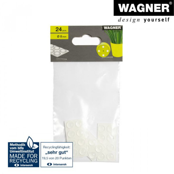 Topffüße Elastisch 24er Set 8x2,2 mm