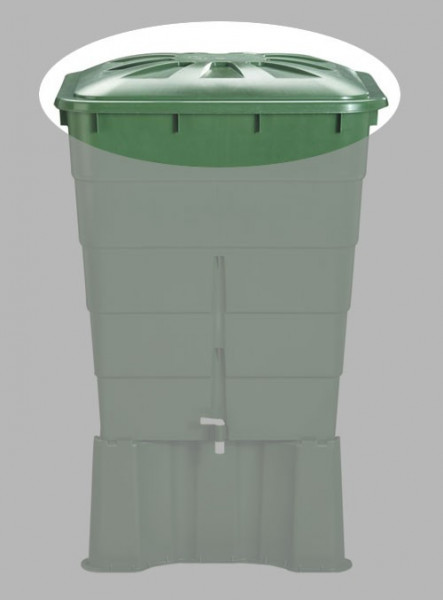 Garantia Deckel für Regentonne eckig 520 Liter grün
