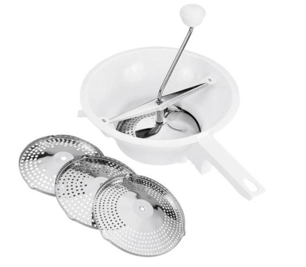 Passiermaschine "Spring" 4-teilig Polypropylen Edelstahl