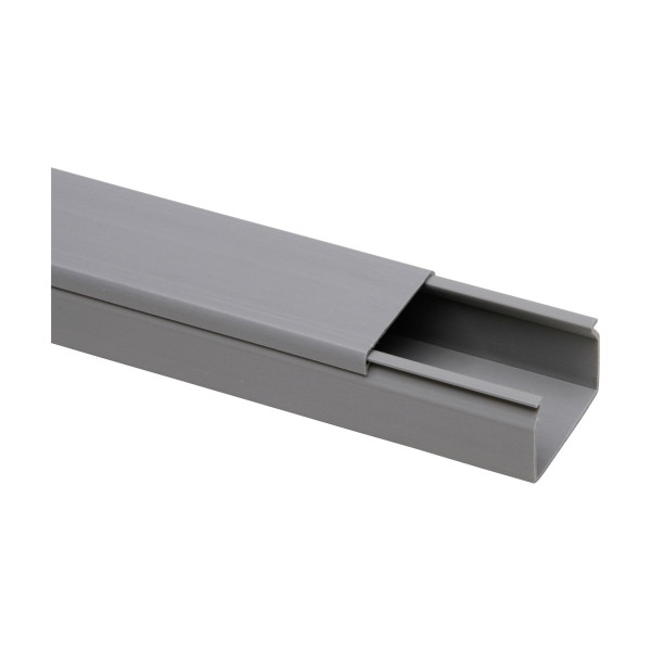 Kabelkanal 2 m 40x25 mm grau