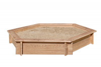 Sandkasten 6-Eck Ø230x30cm Lärchenholz Sandkasten 6-Eck Ø230x30cm Lärchenholz
